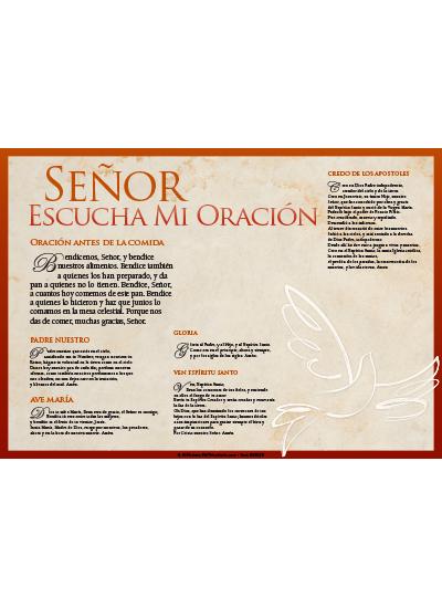 Senor Esucha Mi Oracion placemat | FAITH Catholic Store